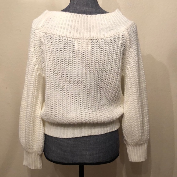 Fluffy volume sleeves sweater - Picture 5 of 8